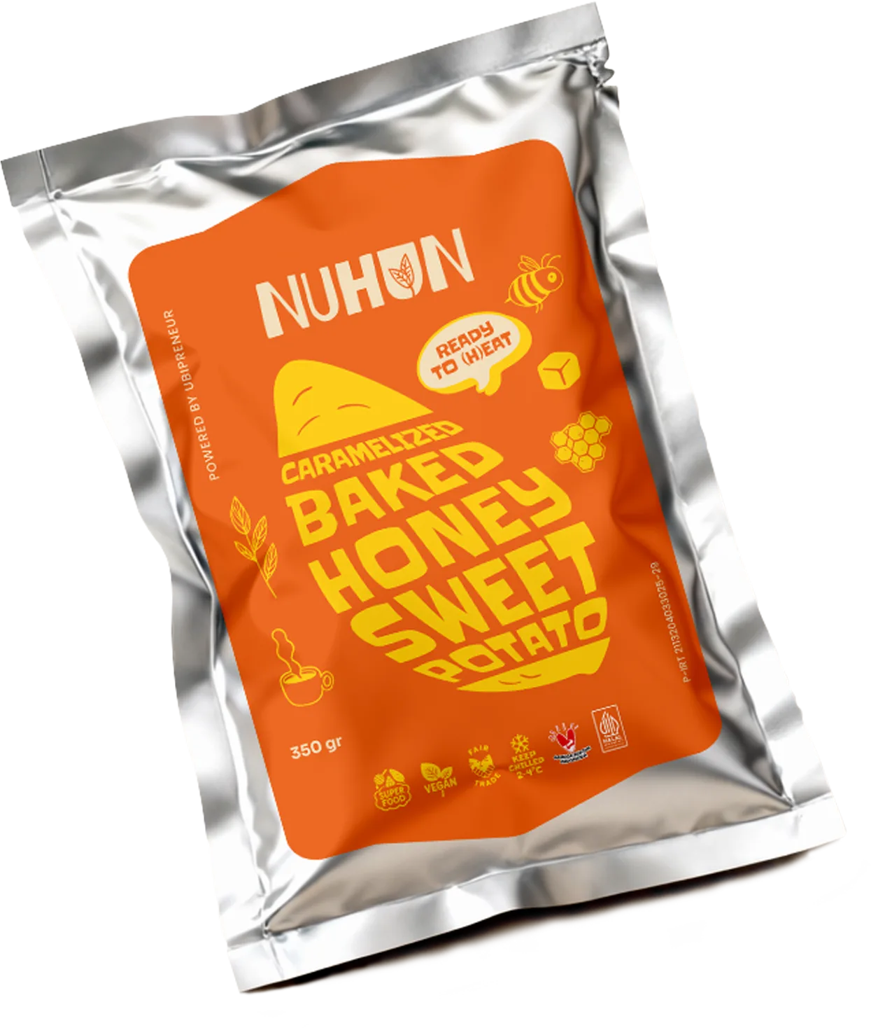 Nuhun Baked Honey Sweet Potato Orange Packaging