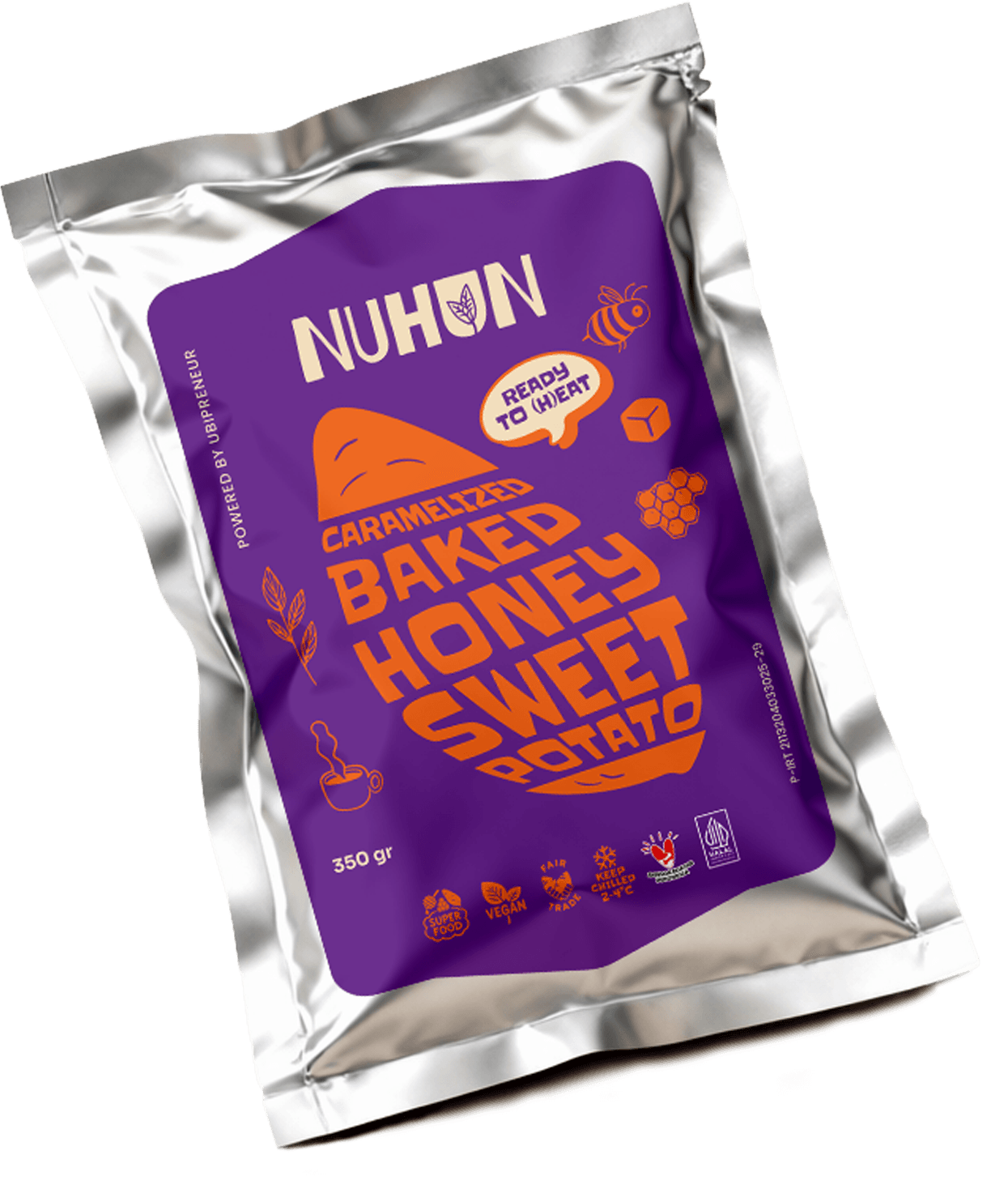 Nuhun Baked Honey Sweet Potato Purple Packaging